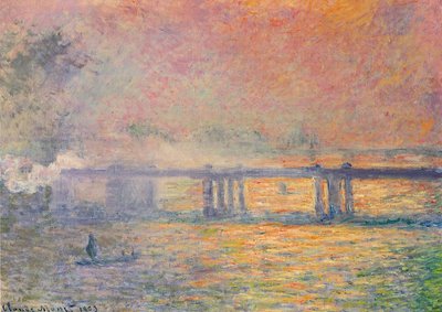 Charing Cross Bridge by Claude Monet